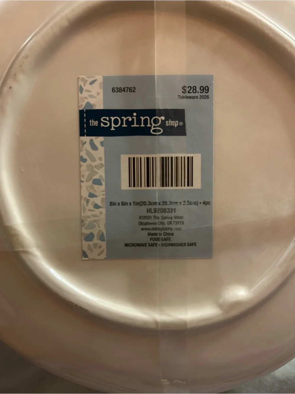 Hand-Painted Lemon Ceramic Plates (set of 4)